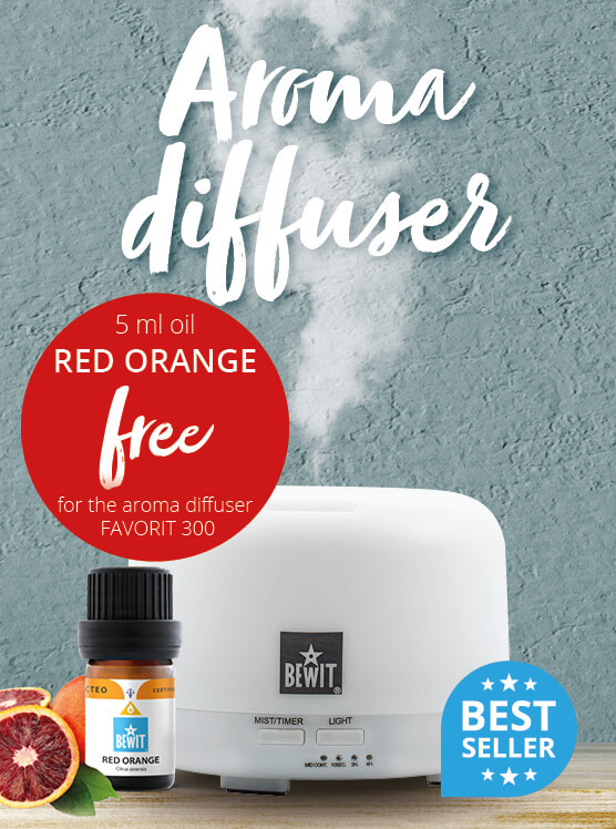 Aroma diffuser Favorit + Red orange | BEWIT.love