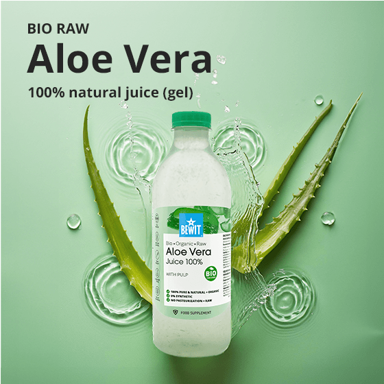 BEWIT Aloe Vera juice (gel), BIO RAW | BEWIT.love