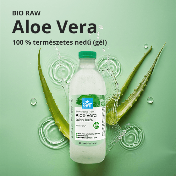 BEWIT Aloe Vera juice (zselé), BIO RAW | BEWIT.love