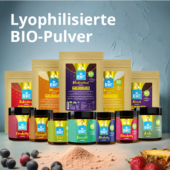Lyophilisierte BIO-Pulver | BEWIT.love