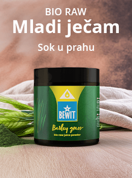 BEWIT Mladi ječam, BIO RAW