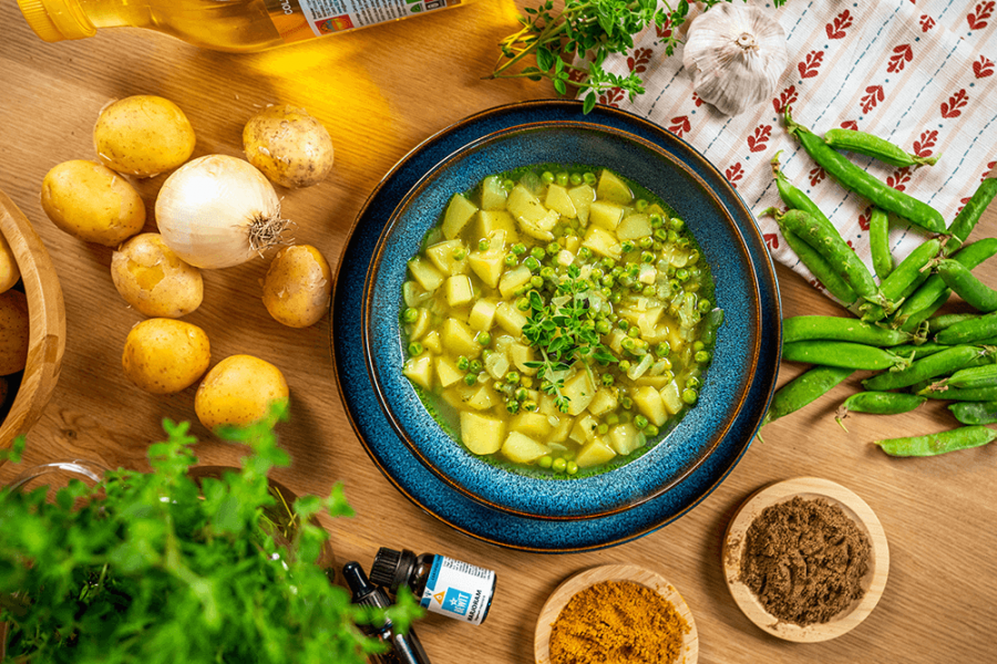 Essential creation | Strengthening potato soup BEWIT Marjoram