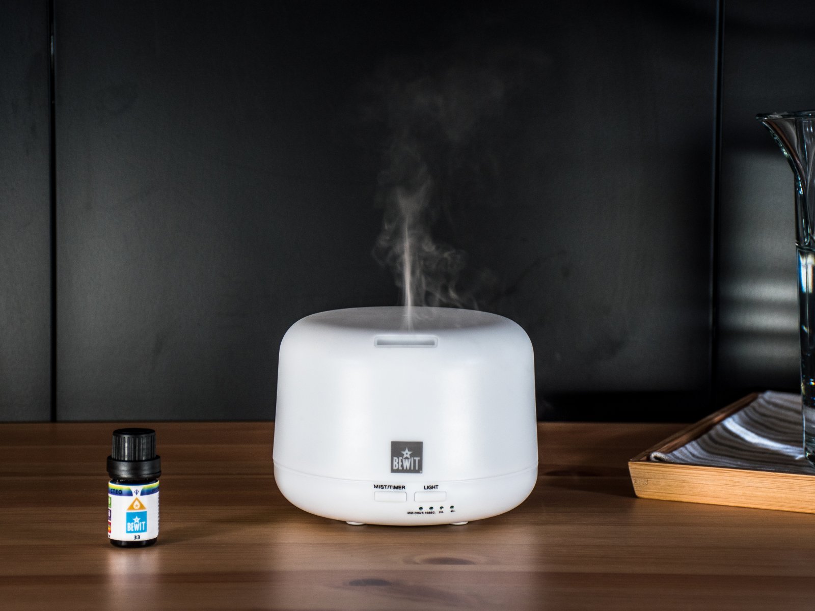 Aroma diffuser FAVORIT + essential oil blend BEWIT 33, 5 ml -  - 2
