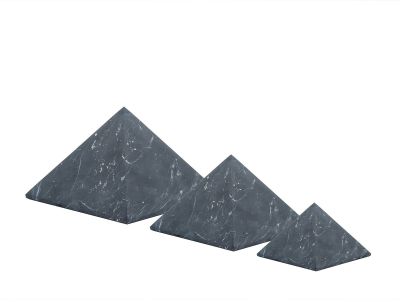 Piramida szungitowa, niepolerowana - Minerał - 3