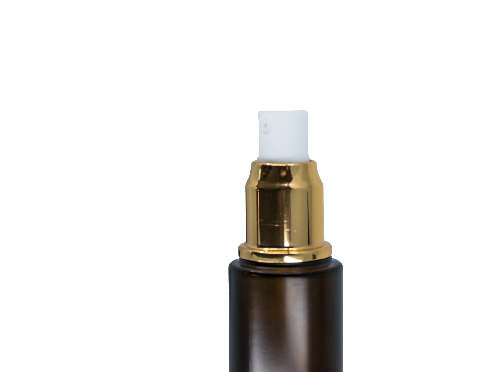 BEWIT GLASS BOTTLE BROWN FROSTED SPRAY, GOLD CAP, 50 ML -  - 2