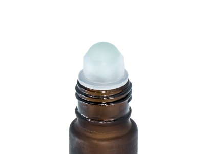 Roll-on pudel 10 ml – matt pruun, kuldne kork -  - 2