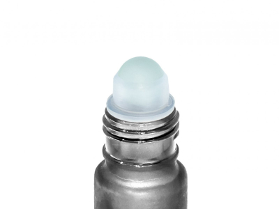 Roll-on lahvička 15 ml - hnědá lesklá, zlatý uzávěr -  - 2