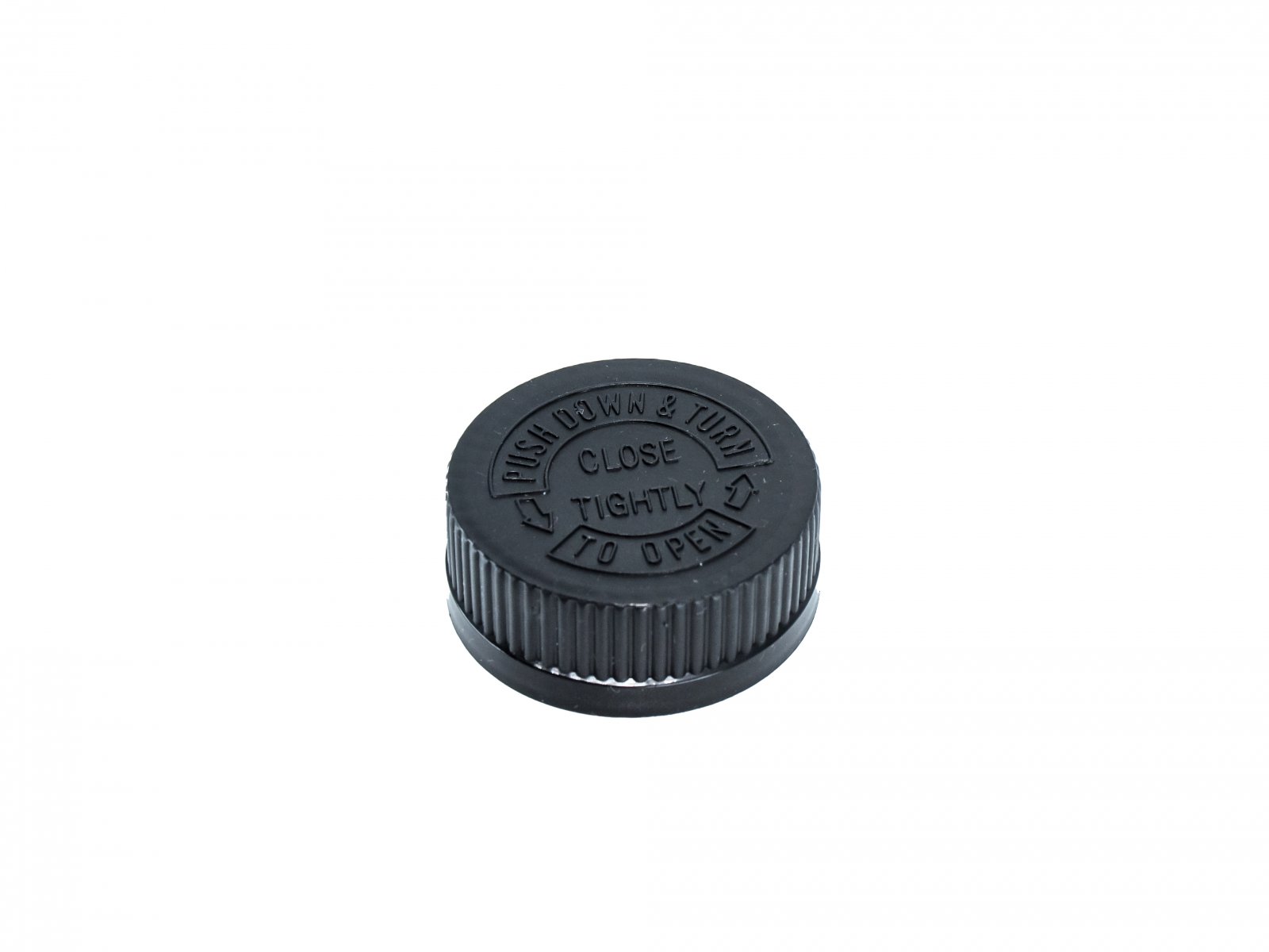 BEWIT Black plastic screw cap for a 100 ml bottle with a wide mouth - 