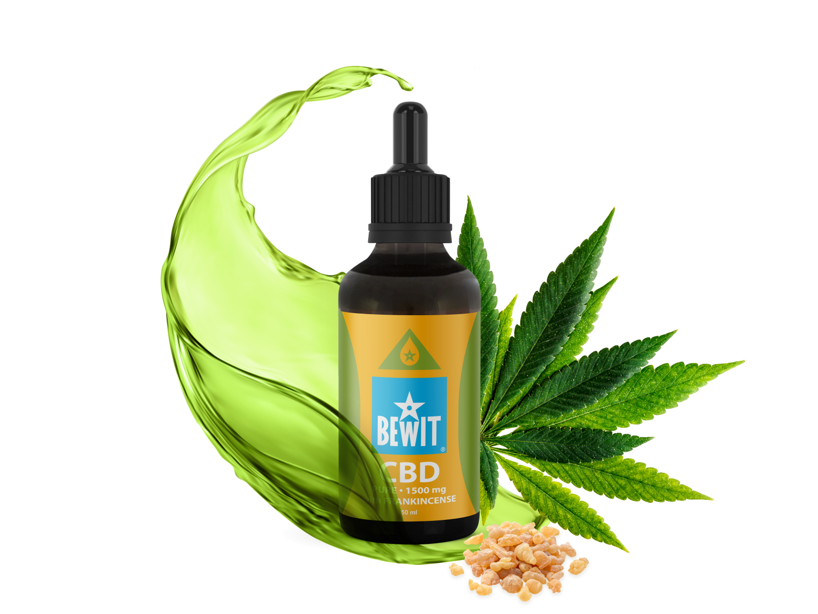 BEWIT CBD PURE 1500 MG WITH FRANKINCENSE ESSENTIAL OIL - Bewit.love