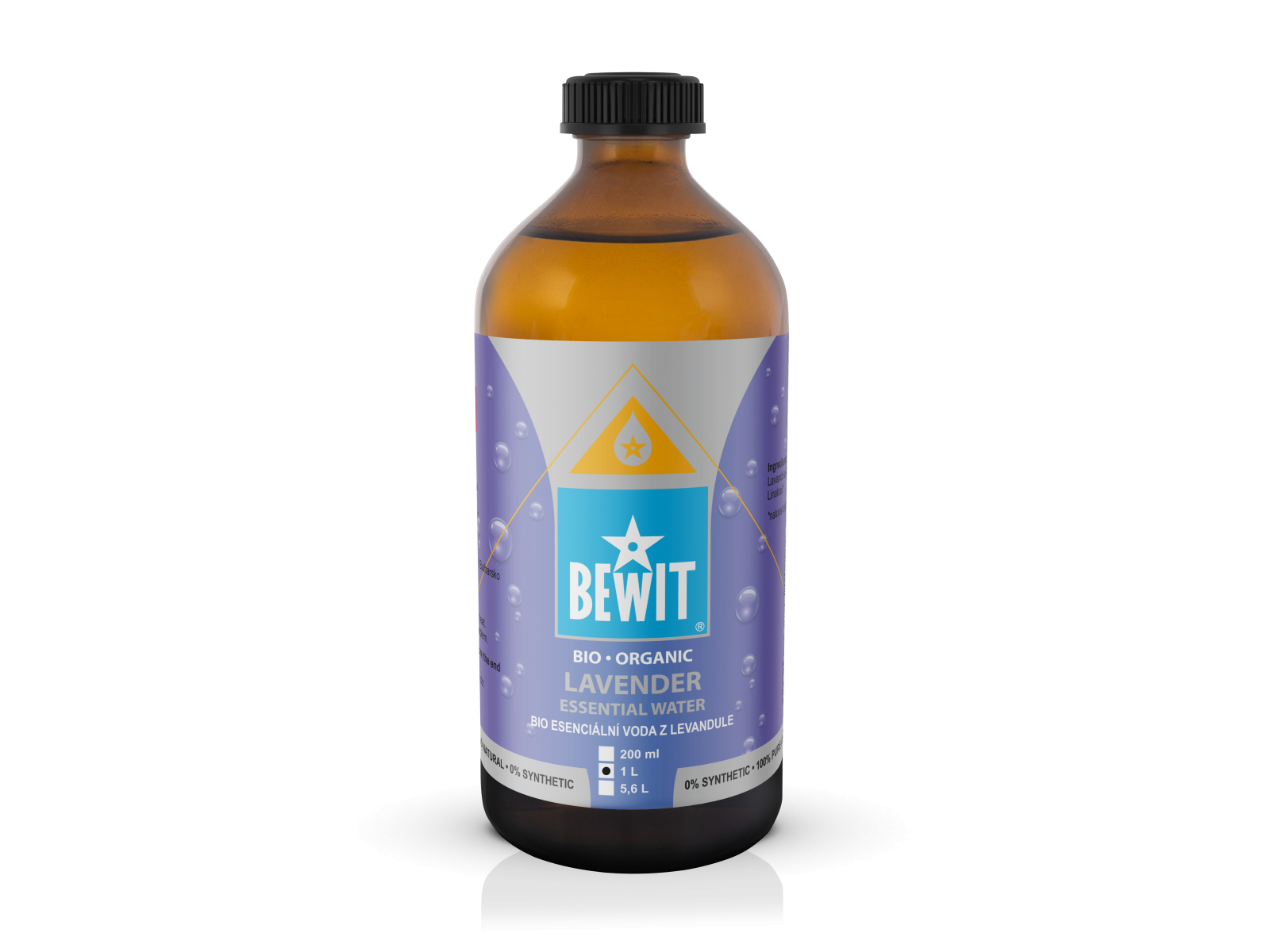 BEWIT ORGANIC lavender essential water - 100% NATURAL HYDROLYTE - 3