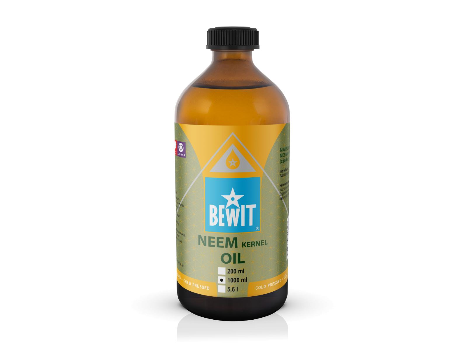 BEWIT Nimbový olej, z jader - 100% přírodní kosmetický olej - 2