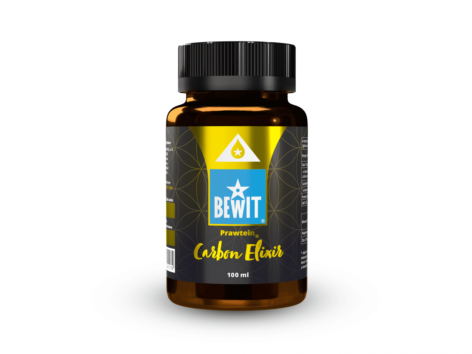 BEWIT Prawtein Carbon Elixir - doplněk stravy