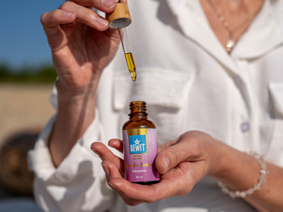 Opuntia Serum Vibration - Hedvábné opunciové sérum s obsahem CBD, růže damašské a osmanthu - 5