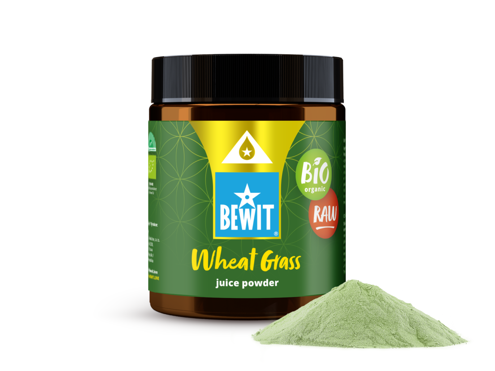 BEWIT Organic young wheat RAW, juice powder - Food supplement - 1