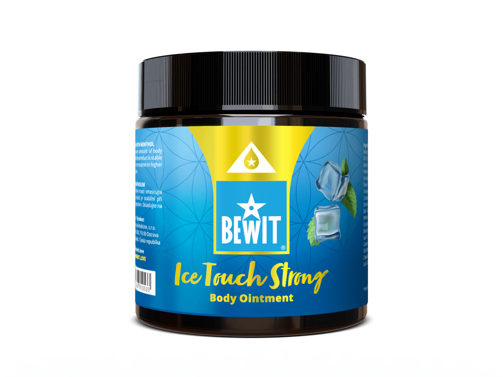 BEWIT Ice Touch Strong Body Ointment - Chladivá tělová mast silná s mentolem