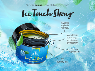 Ice Touch Strong Body Ointment - Chłodząca maść do ciała z mentolem - 3