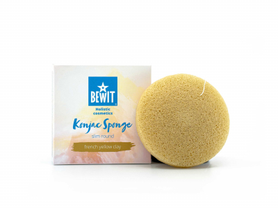 BEWIT Konjac sponge French yellow clay