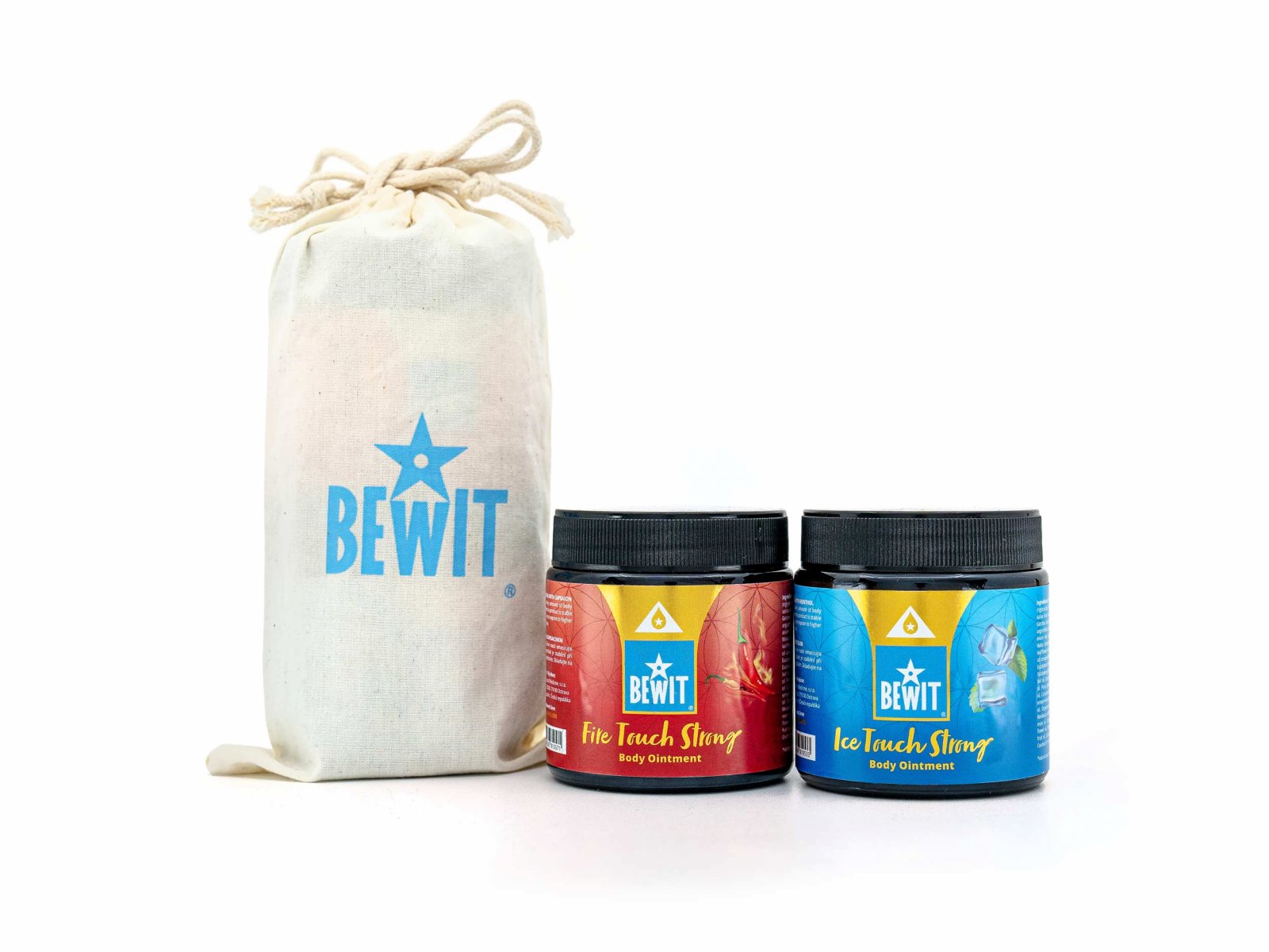 BEWIT Ice And Fire, Strong - Discounted package of gentle cooling and gentle energising ointment - 1
