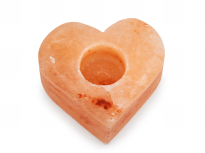 Salt Candlestick Heart