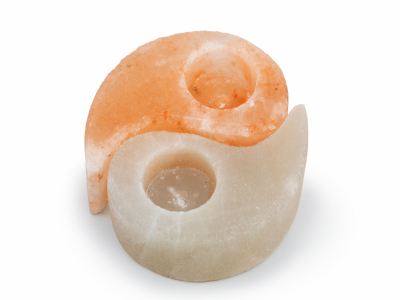 Salt candlestick Yin Yang