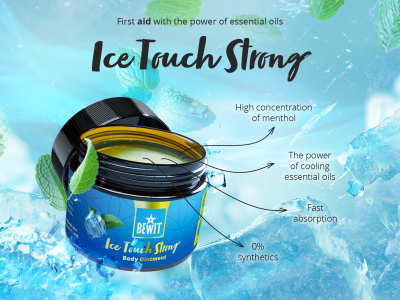 Ice Touch Strong Body Ointment - Cooling body ointment gentle with menthol - 3
