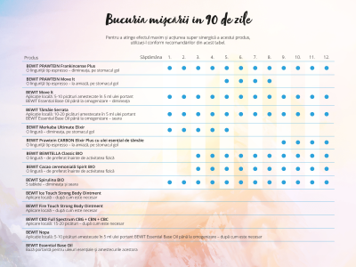 Bucuria mișcării în 90 de zile - Set BEWIT - 3
