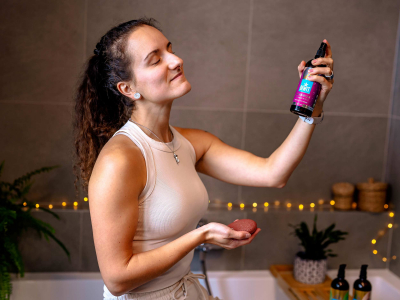 Coñac Esponja de arcilla lávica - Accesorios cosméticos - 7