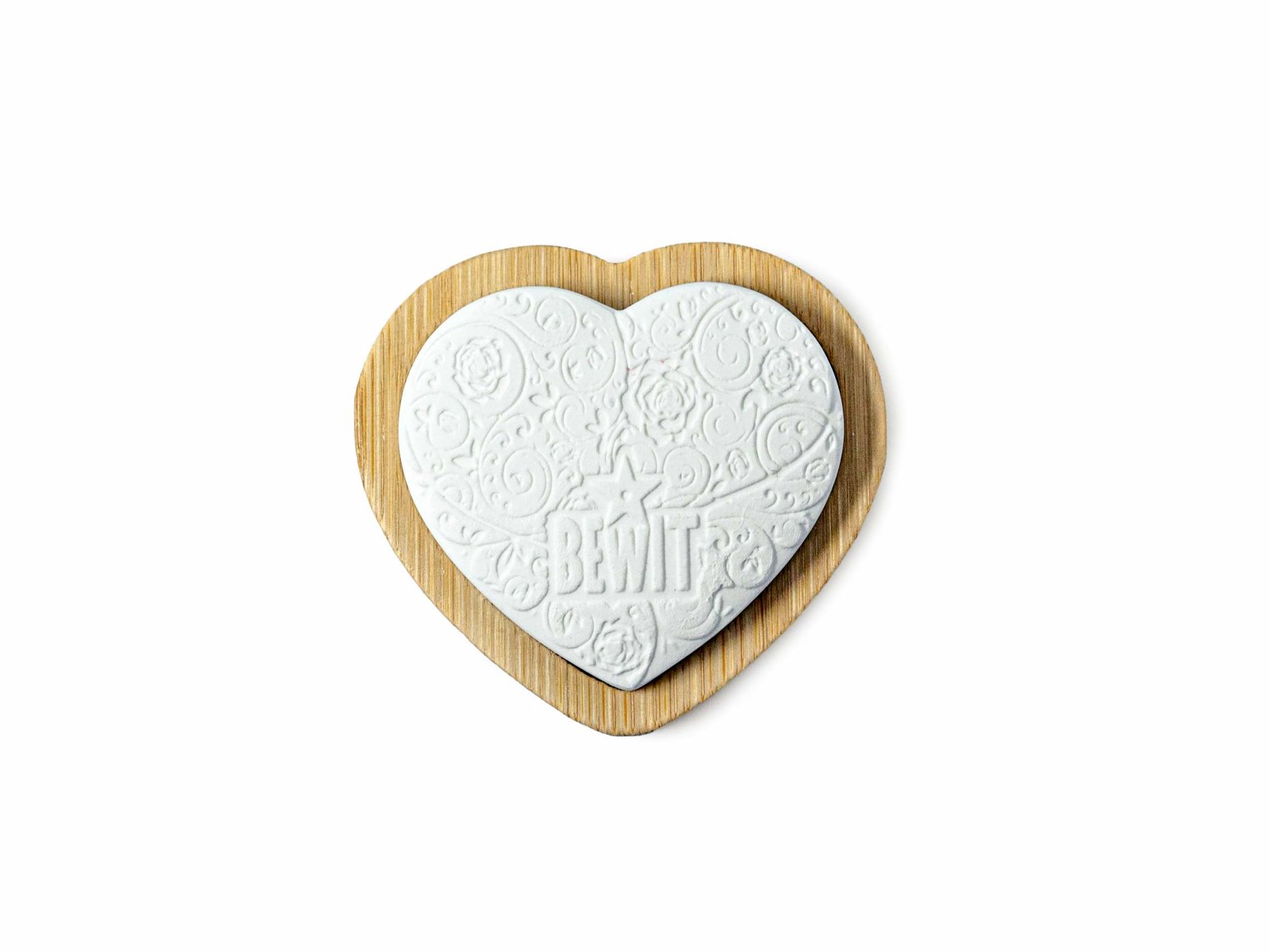 Plate wooden heart diffuser - Gift & mini diffuser