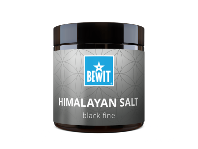 BEWIT Himalája só, fekete - finomra őrölt