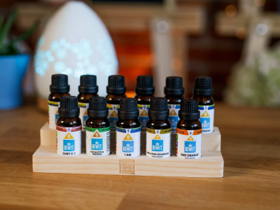 Koka statīvs, mazs pakāpienveida, 15 ml - Piederums - 3