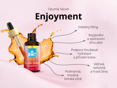 Opuntia Serum Enjoyment - Hedvábné opunciové sérum s obsahem neroli, frangipani, champaky, skvalenu a astaxanthinu - 7