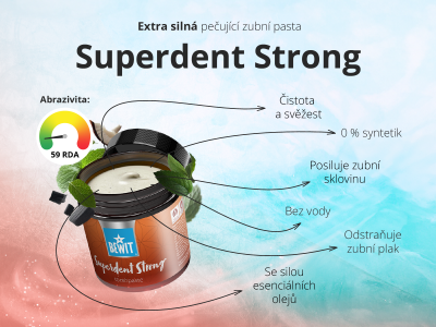 Superdent Strong - Extra silná pečující zubní pasta - 2