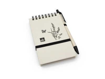 Notepad BEWIT A6 EKO white with pen