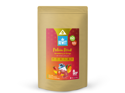 BEWIT Protein drink, strawberry and mango Organic