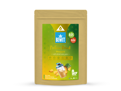 BEWIT Bevanda proteica, ananas, con succo di canna essiccato, BIO