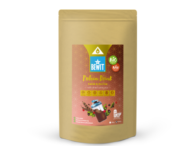 BEWIT Protein drink, carob with redcurrant, aronia and cranberry Organic