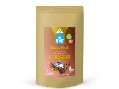 BEWIT Protein drink, carob with redcurrant, aronia and cranberry
