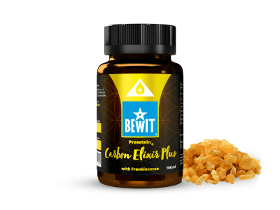 BEWIT PRAWTEIN Carbon Elixir Plus s kadidlovým esenciálnym olejom