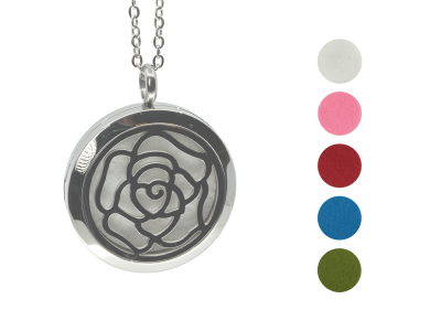 BEWIT Pendentif aromatique Fleur de rose