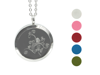 BEWIT Aroma Pendant Spirals and Hearts