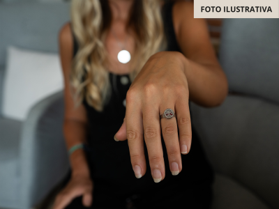 Anillo aromático Rosa -  - 4