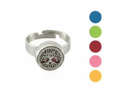 BEWIT Bague aromatique Arbre de vie et d'amour