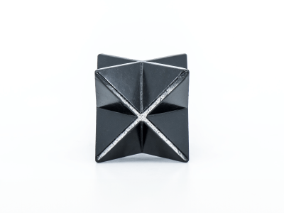 Schungit-Merkaba-Stern, poliert - Mineral - 2