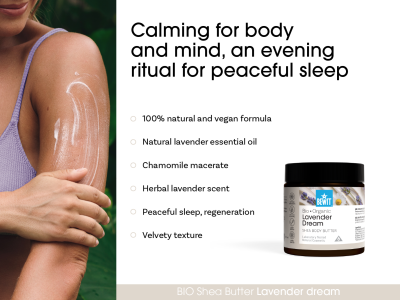 Shea body butter with lavender and chamomile Lavender Dream BIO - Holistic cosmetics - 3