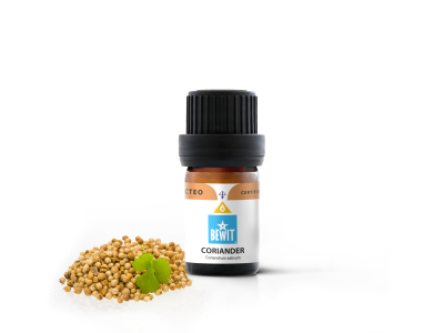 BEWIT Koriander, semená RAW, CO₂ esenciálny olej - 100% čistý a přírodní CTEO® esenciální olej - 2