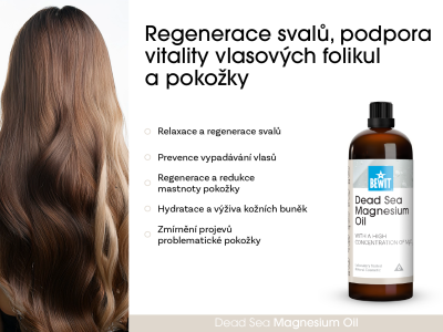 Hořčíkový olej z Mrtvého moře s vysokou koncentrací MgCl2 - Holistická kosmetika - 5