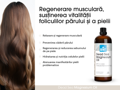 Ulei de magneziu din Marea Moartă cu concentrație ridicată de MgCl2 - Cosmetice holistice - 4