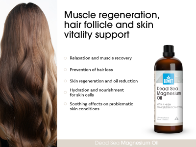 Magnesium Oil from the Dead Sea with high concentration of MgCl2 - Holistic cosmetics - 4