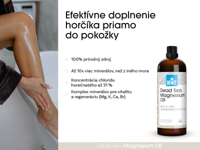 Horčíkový olej z Mŕtveho mora s vysokou koncentráciou MgCl2 - Holistická kosmetika - 4