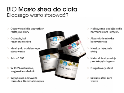 Masło Shea do ciała Pure, Organiczne - Kosmetyki holistyczne - 5